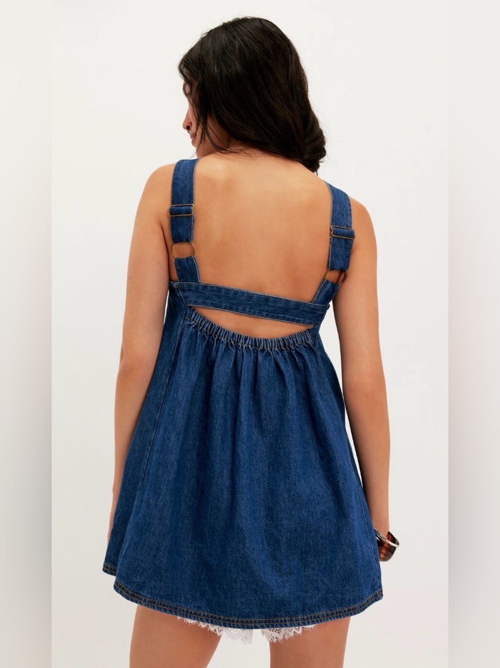 Katie Denim Tunic NWOT deep wash - Picture 2 of 3